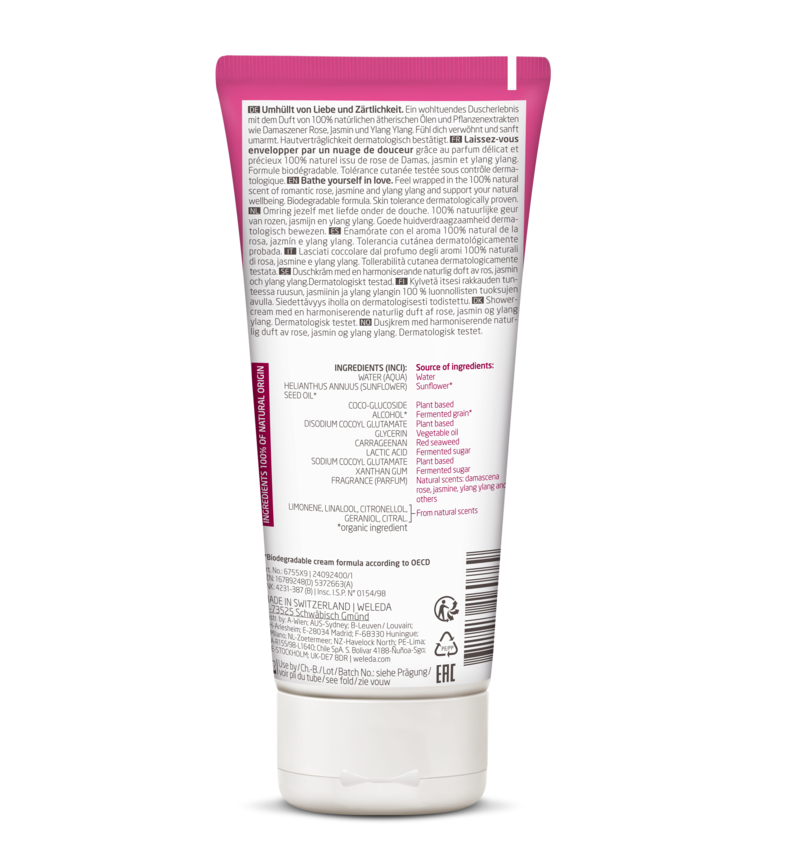 WELEDA Shower Cream Love Rose Tb 200 ml