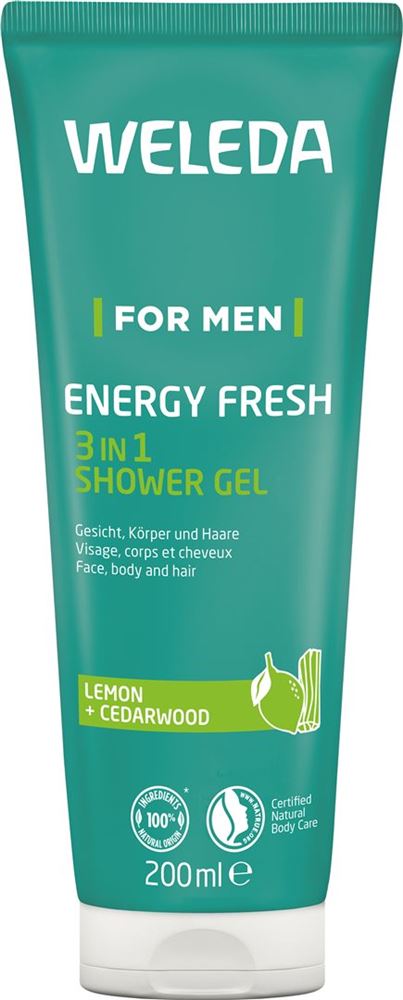 WELEDA FOR MEN ENERGY FRESH Shower Gel 3in1 200 ml