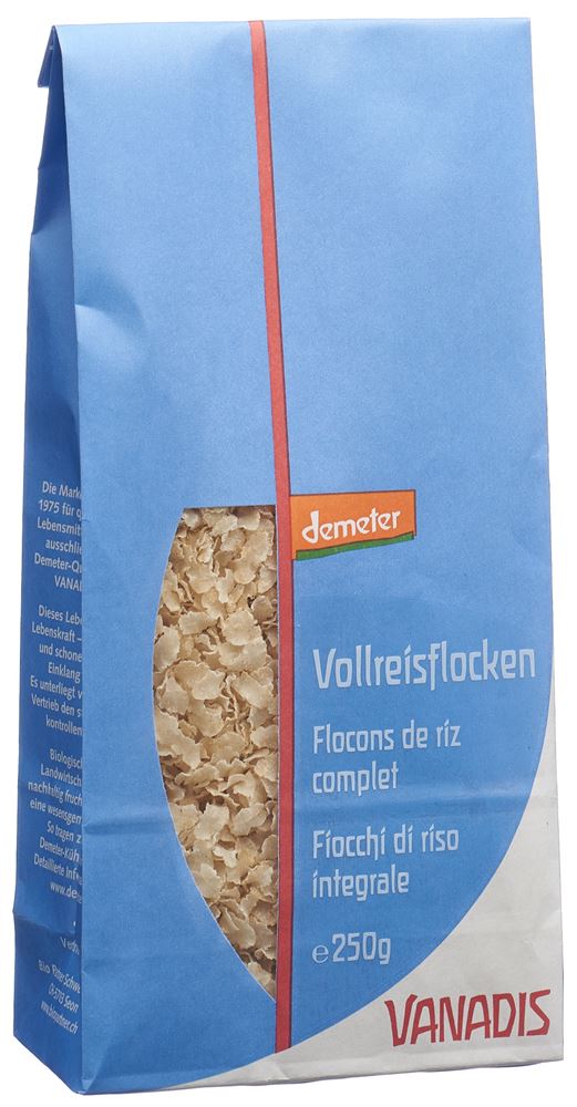 VANADIS Vollreisflocken Demeter Btl 250 g