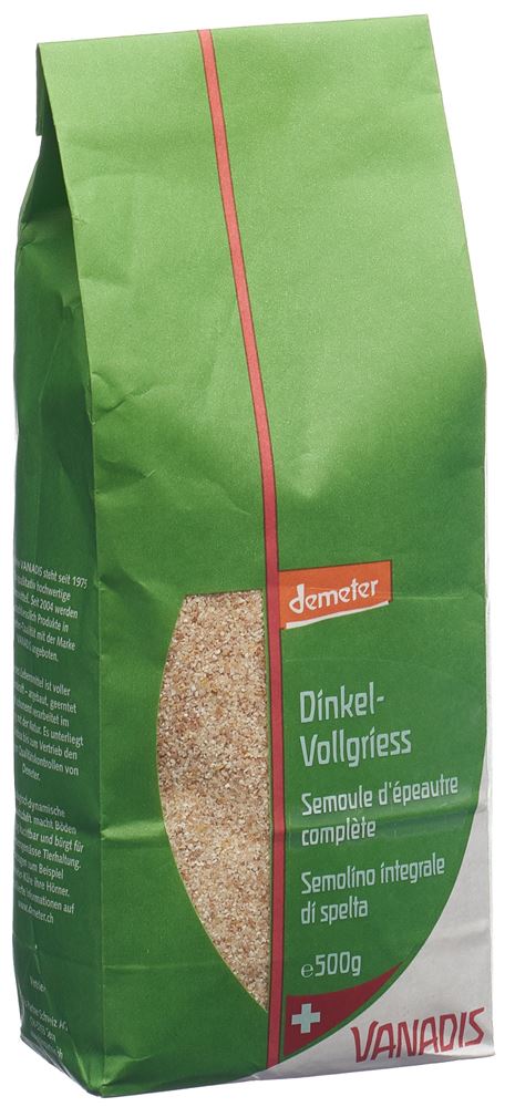 VANADIS Dinkel Vollgriess 500 g