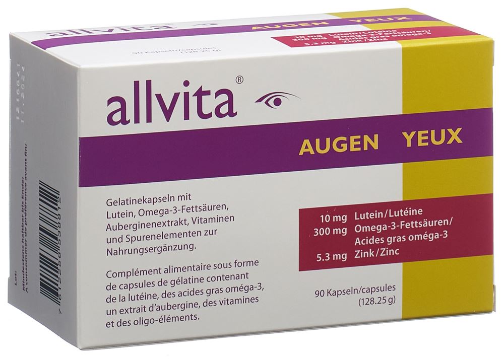 ALLVITA Augen Kaps 90 Stk