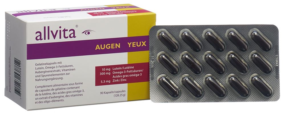 ALLVITA Augen Kaps 90 Stk