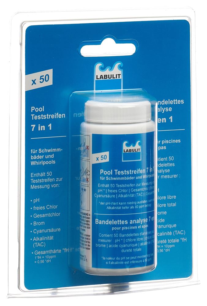LABULIT Pool Teststreifen 7in1 50 Stk