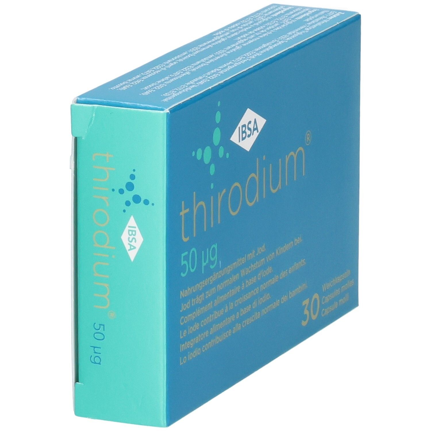 THIRODIUM Weichkapseln 50 mcg Jod (n) 30 Stk