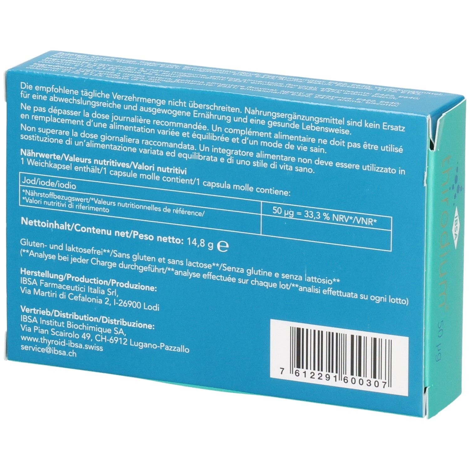 THIRODIUM Weichkapseln 50 mcg Jod (n) 30 Stk
