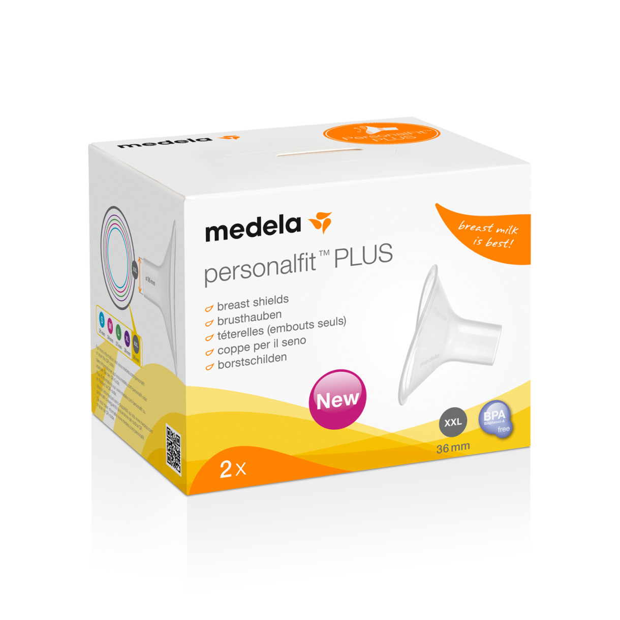 MEDELA PersonalFit Plus Brusthauben XXL 36mm 2 Stk