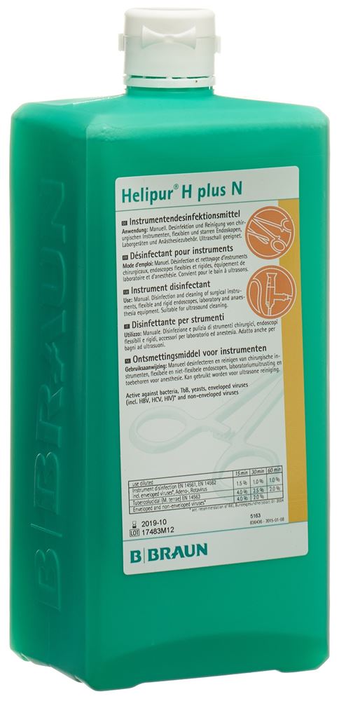 HELIPUR H PLUS N désinfect instrument conc 1000 ml
