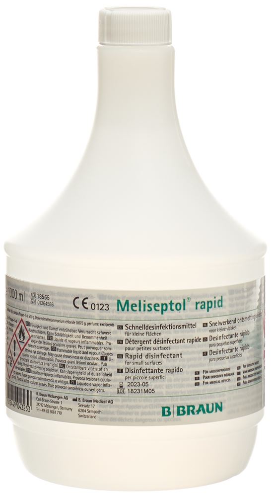MELISEPTOL rapid fl vapo sans vapo 1000 ml