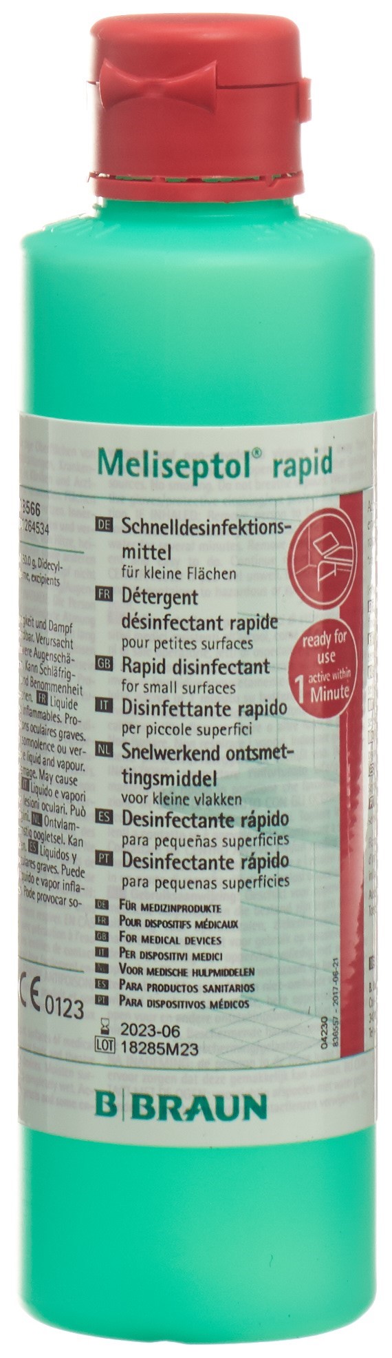 MELISEPTOL rapid fl ronde 250 ml
