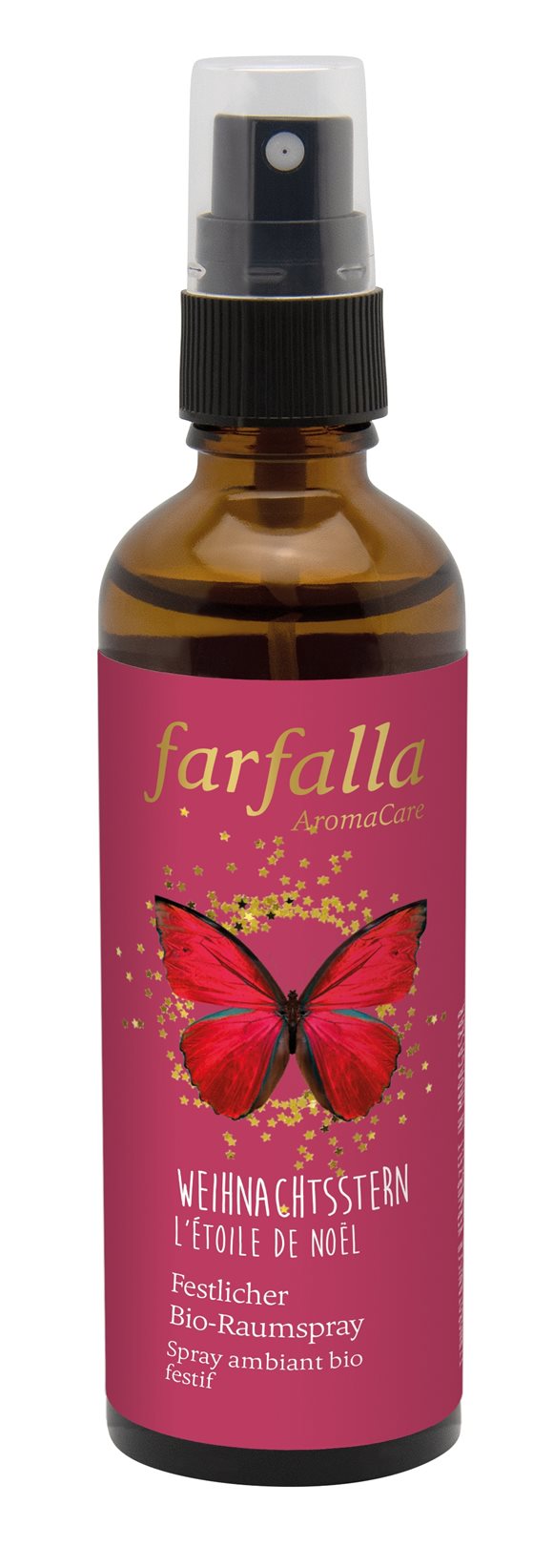 FARFALLA Bio-Raumspray Weihnachtsstern 75 ml