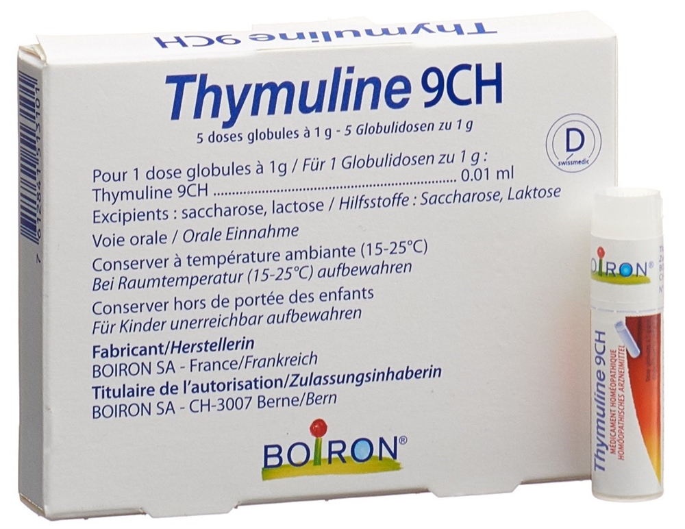BOIRON Thymuline Glob CH 9 5 x 1 Dos