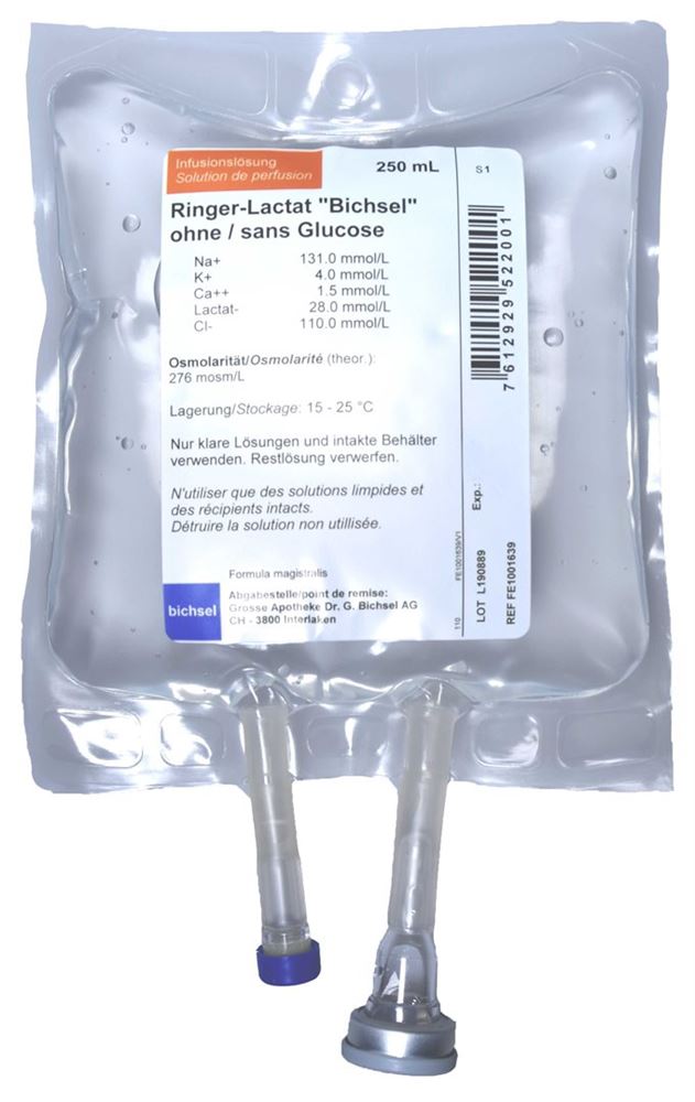 Ringer-Lactat "Bichsel" sans Glucose sol perf