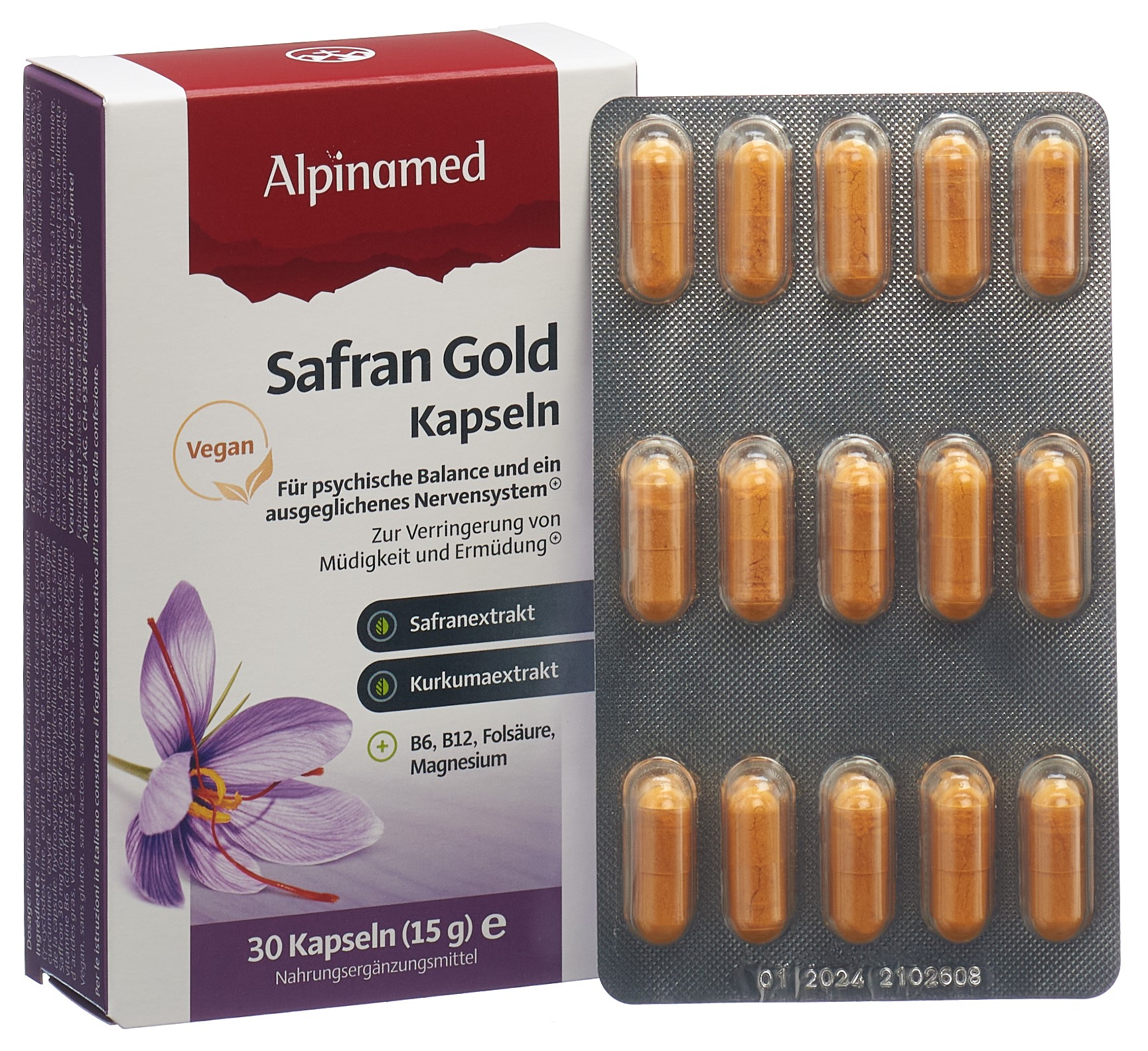 ALPINAMED Safran Gold Kaps 30 Stk