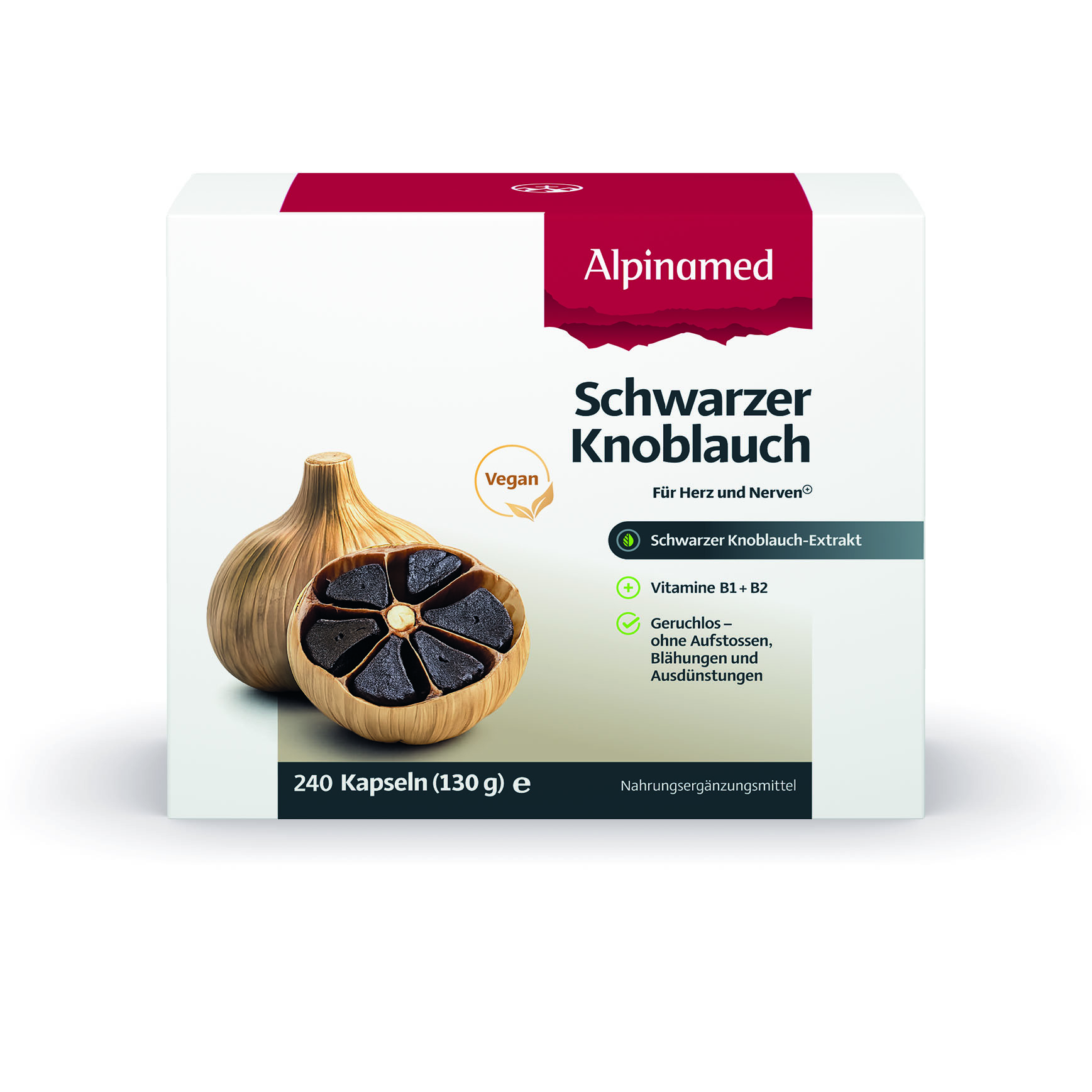 ALPINAMED Schwarzer Knoblauch Kaps 240 Stk