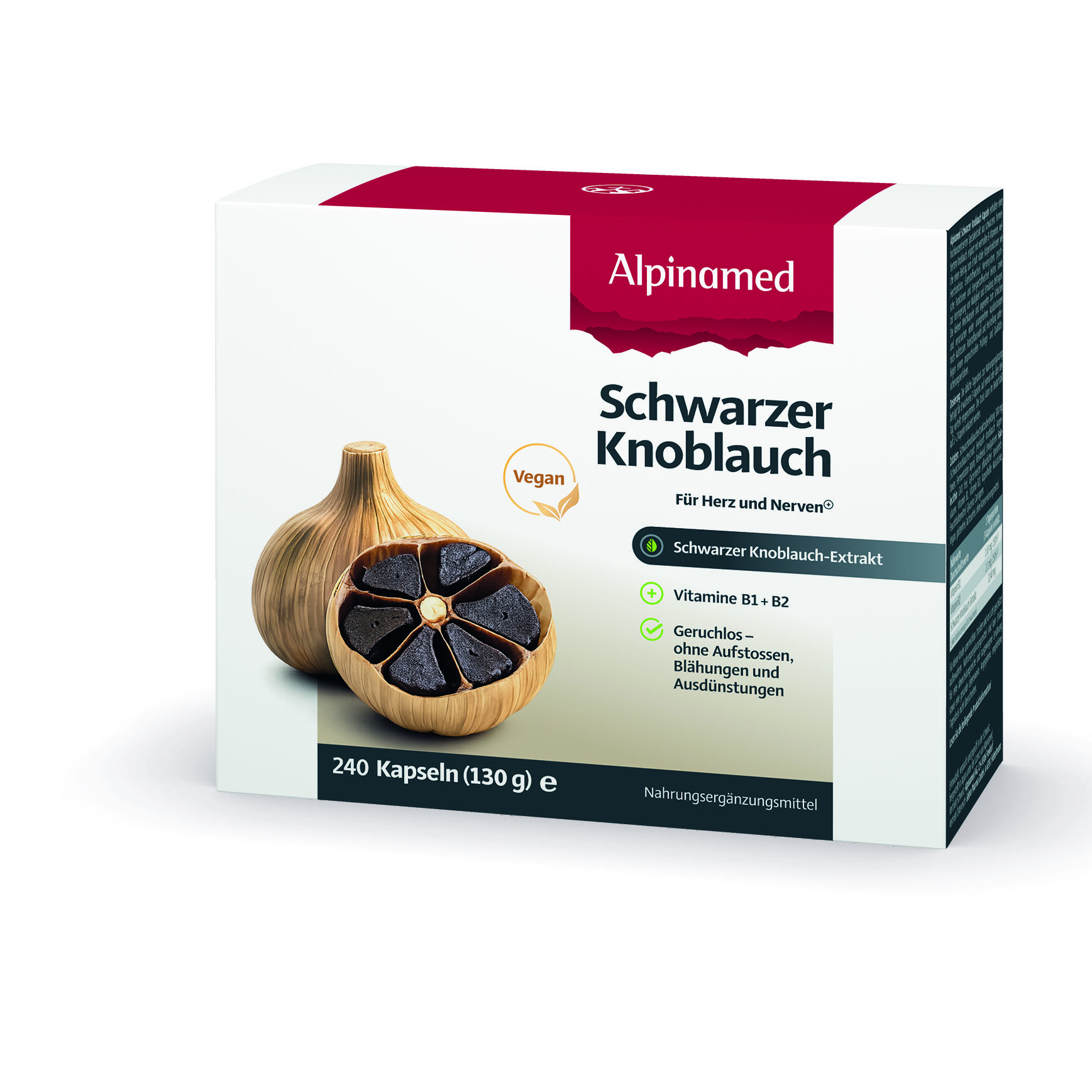 ALPINAMED Schwarzer Knoblauch Kaps 240 Stk