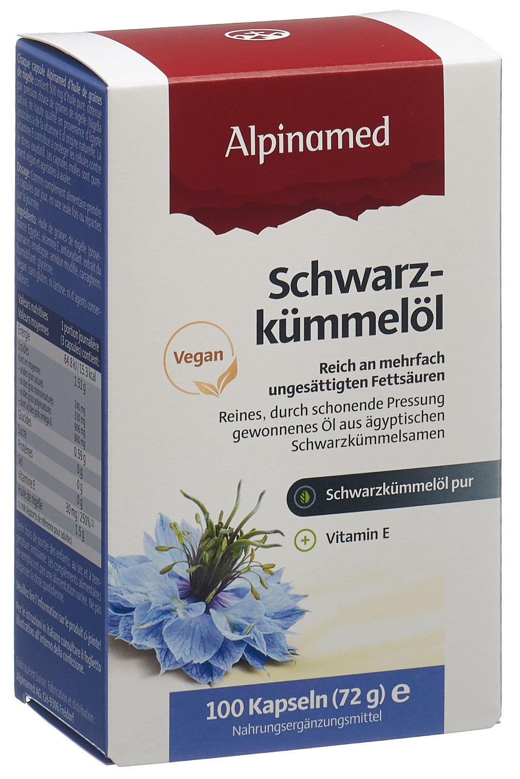 ALPINAMED Schwarzkümmelöl Weichkaps forte 100 Stk