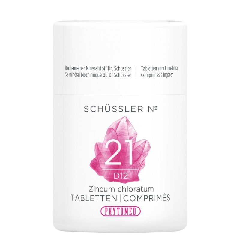PHYTOMED SCHÜSSLER Nr21 Zinc chlor Tabl D 12 100 g