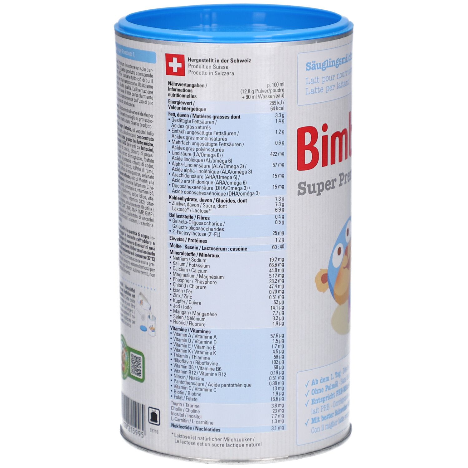 BIMBOSAN Super Premium 1 Säuglings Ds 400 g