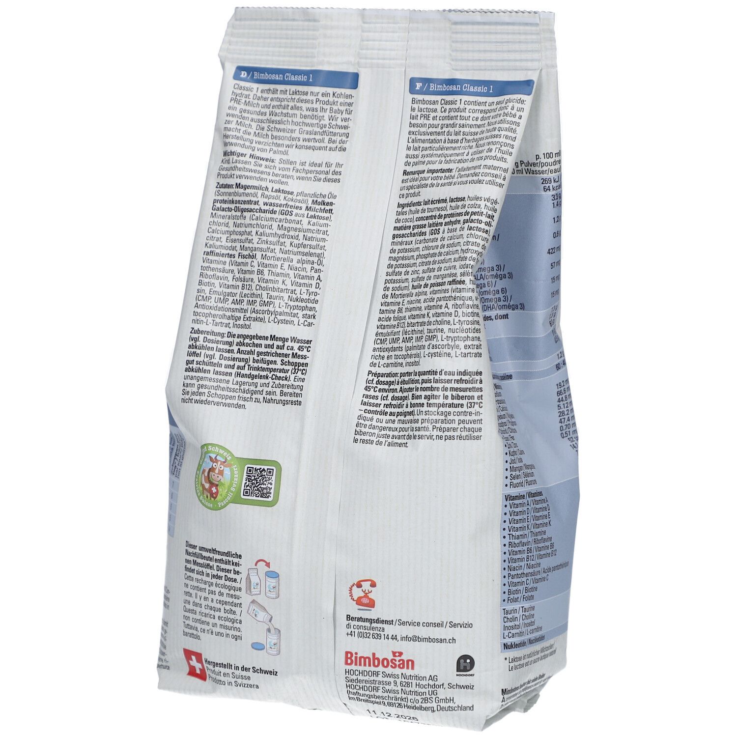 BIMBOSAN Classic 1 Säugling refill 400 g