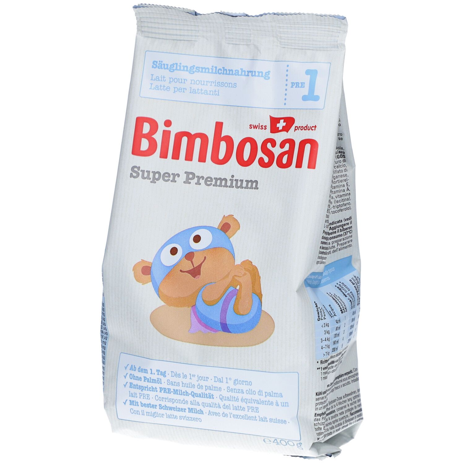 BIMBOSAN Super Premium 1 Säugling refill Btl 400 g