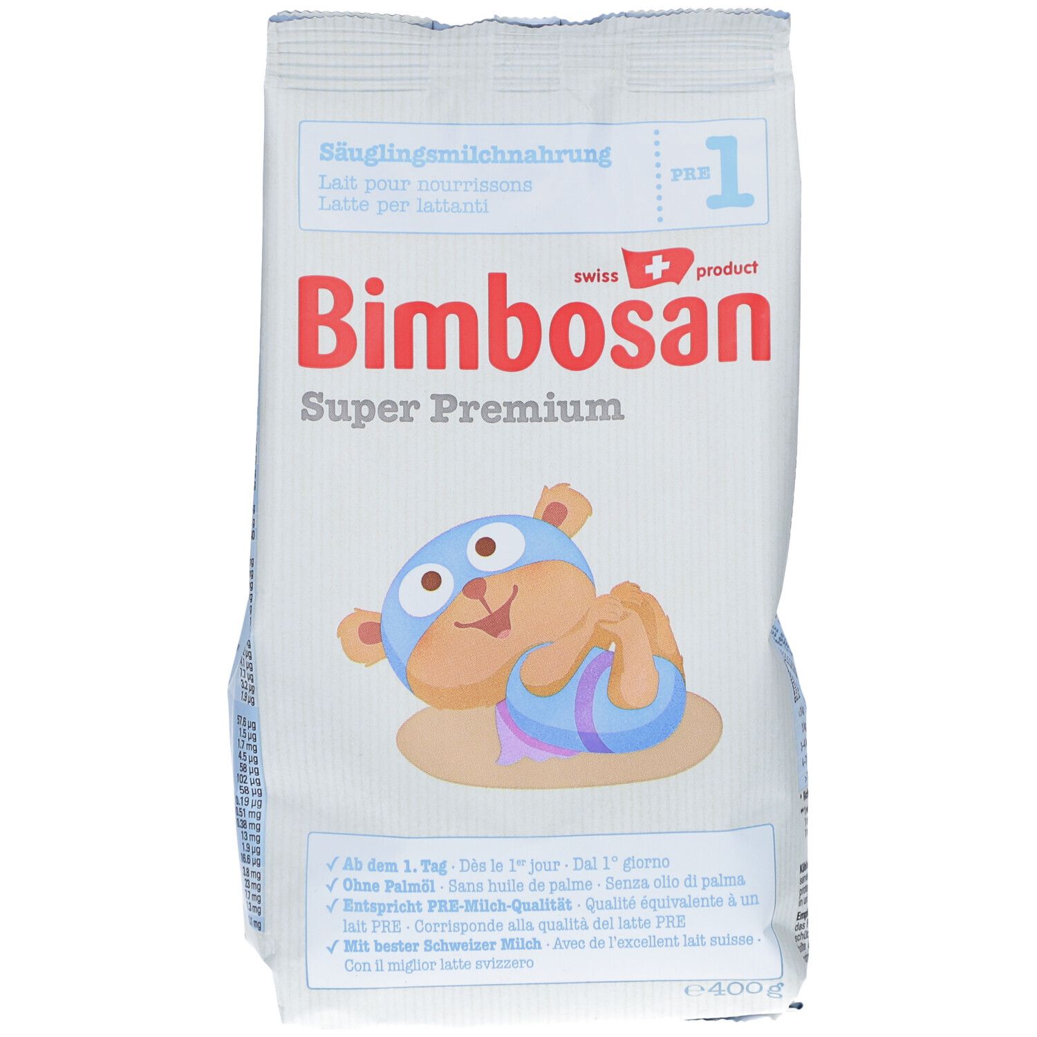 BIMBOSAN Super Premium 1 Säugling refill Btl 400 g