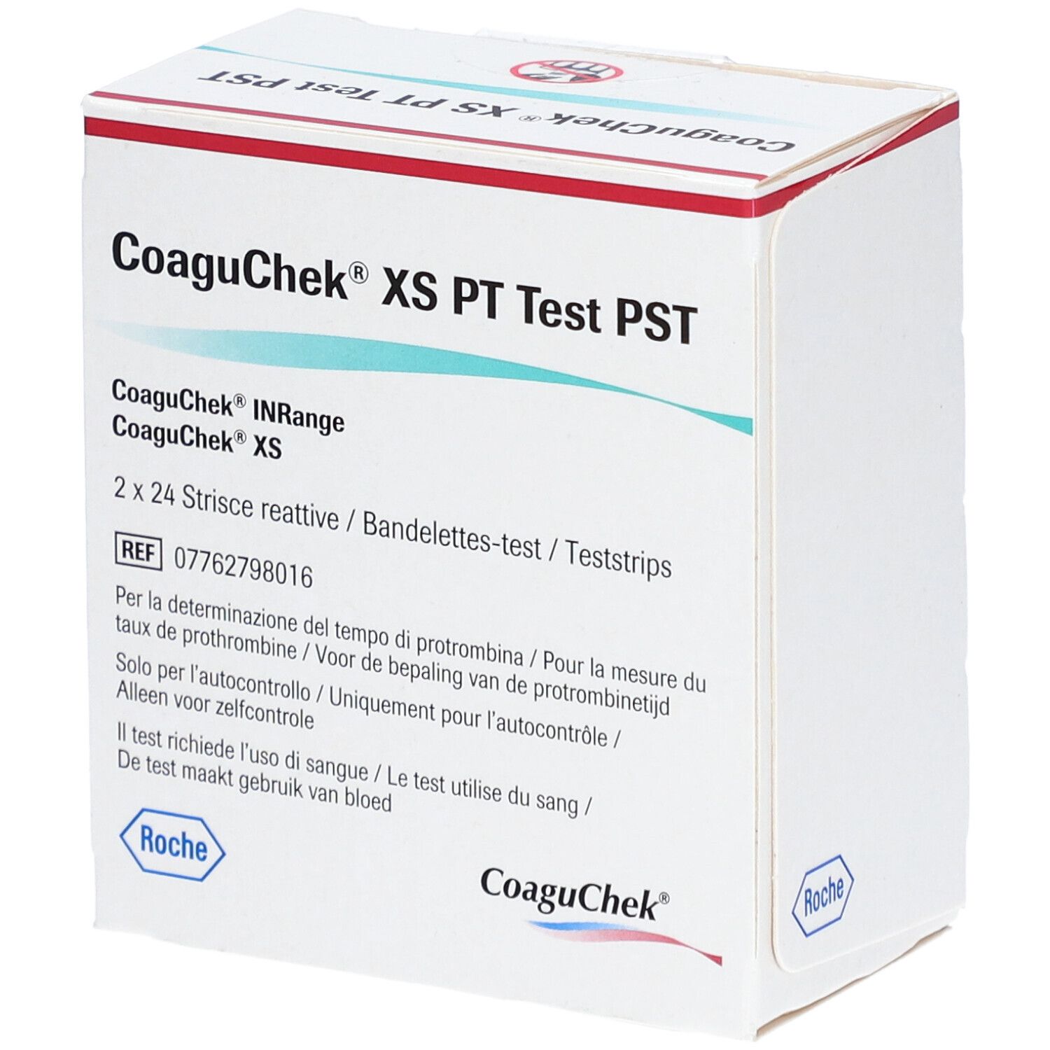 COAGUCHEK XS PT PST de/it/nl/fr 2 x 24 pce