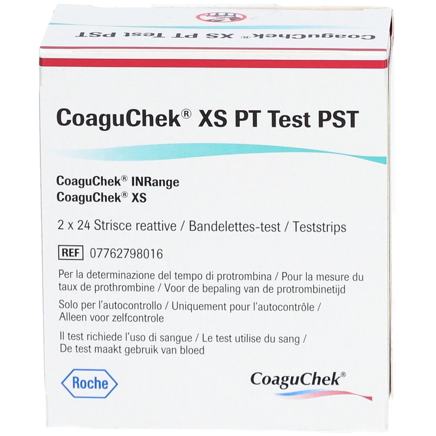 COAGUCHEK XS PT PST de/it/nl/fr 2 x 24 pce