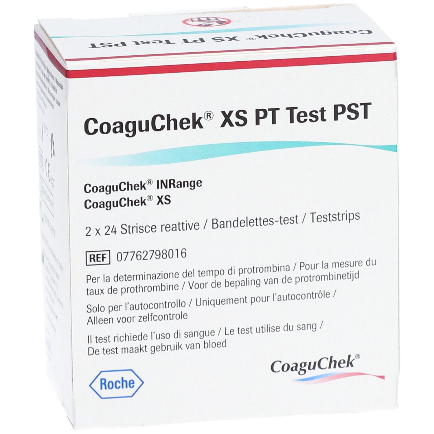 COAGUCHEK XS PT PST de/it/nl/fr 2 x 24 pce