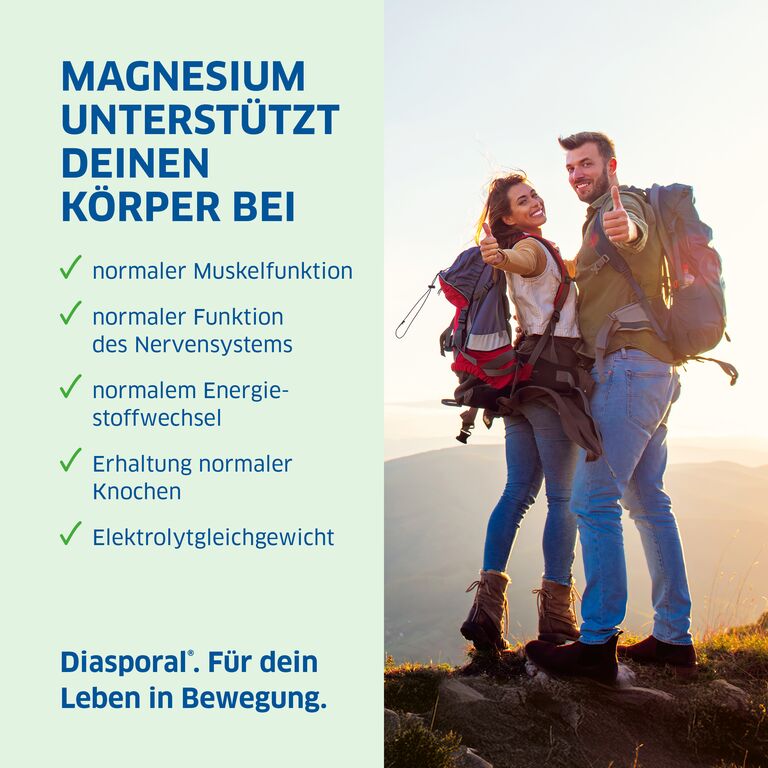 MAGNESIUM DIASPORAL Activ Trinkgranulat 20 Stk