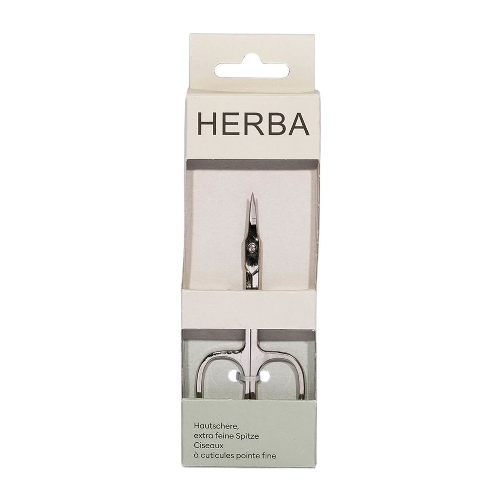 HERBA Hautschere ext feine Spitze vernick