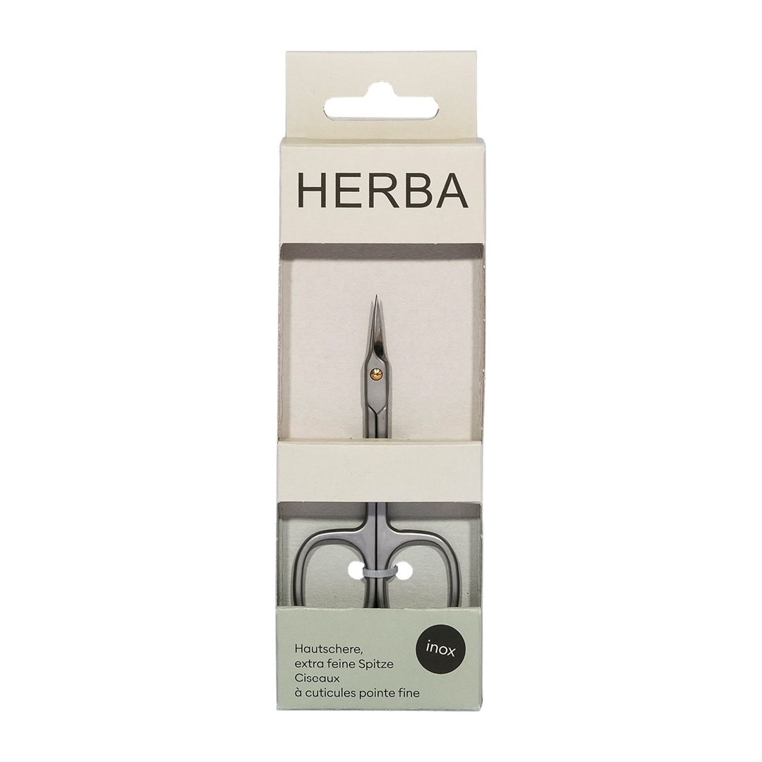 HERBA Hautschere Inox extra feine Spitze