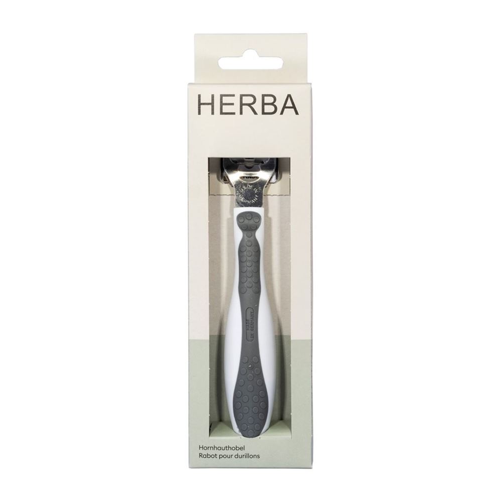 HERBA Hornhauthobel Softtouch grau