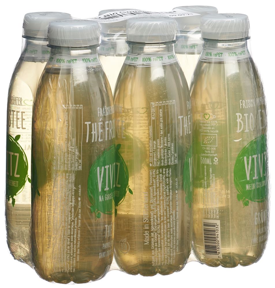 VIVITZ Bio Eistee Grüntee 6 x 0.5 lt