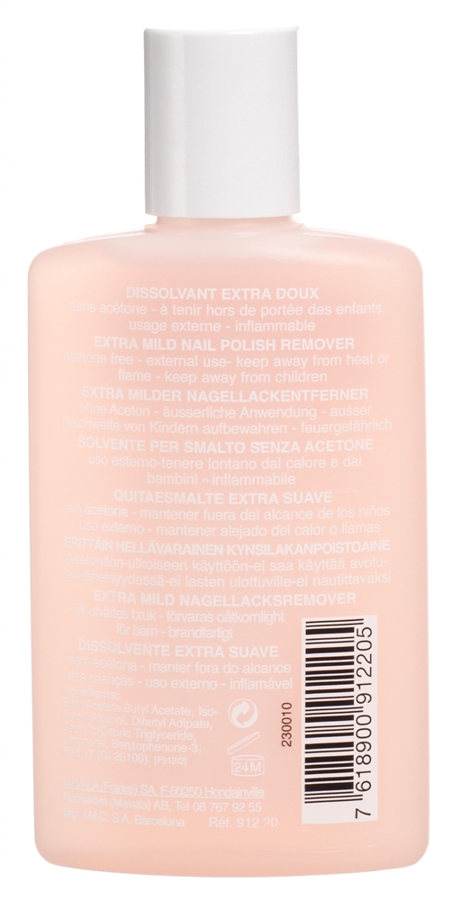 MAVALA Extra-milder Nagellackentferner rosa 100 ml