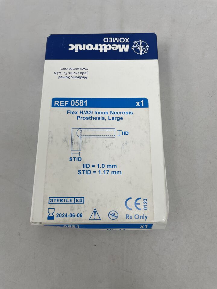 PROSTHESIS 0581 FLEX H/A INCUS NECROSIS