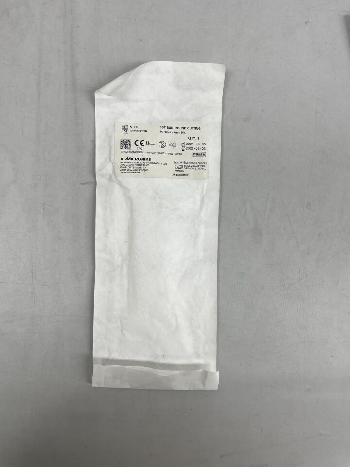 BUR 31146051A 5PK 6MM 51MM L ROUND SST