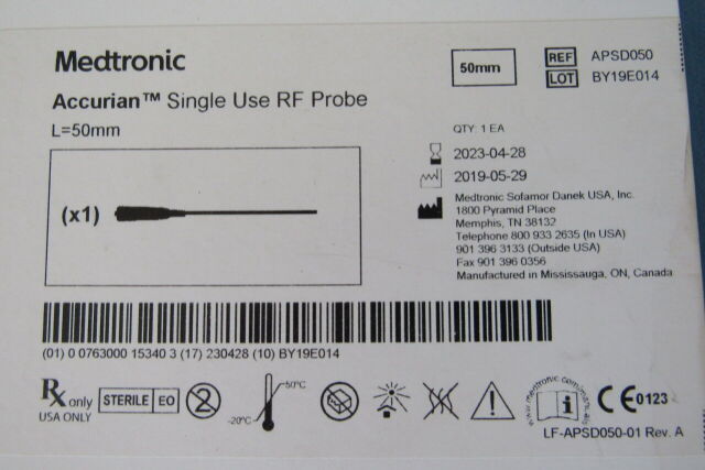 PROBE APSR100 REUSABLE SS 100MM 16-22G