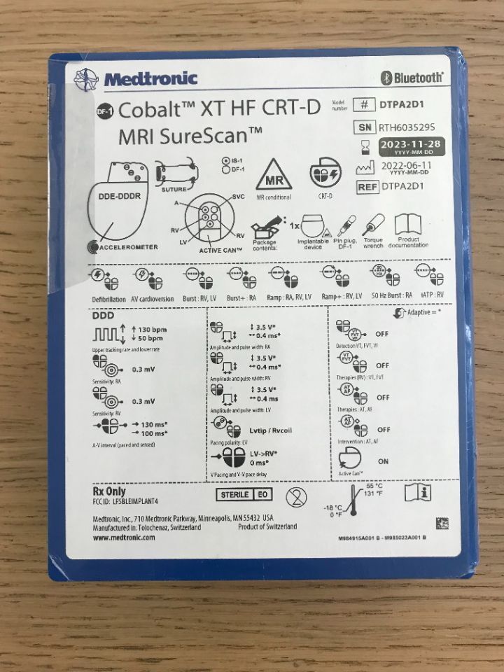 CRTD COBALT XT HF MRI IS1 DF4