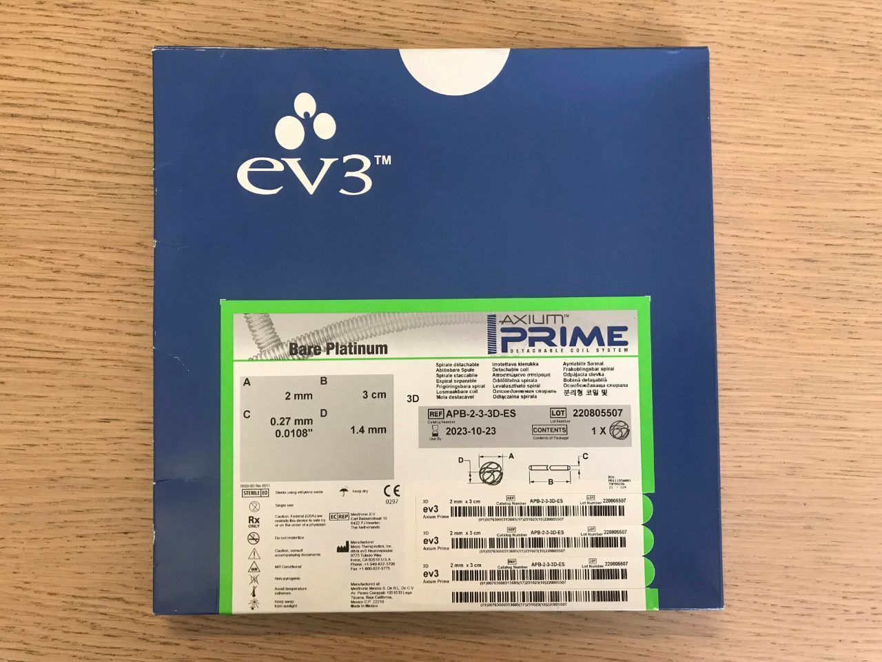 AXIUM PRIME BARE HX 2MM X 1CM EXTRA