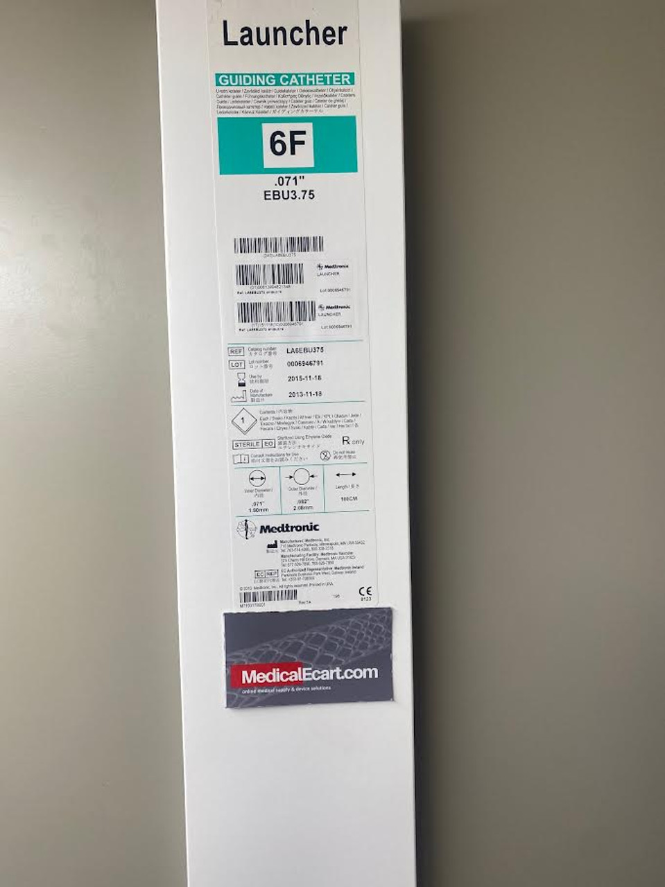 CATHETER LAUNCHER 6F 100CM EB45