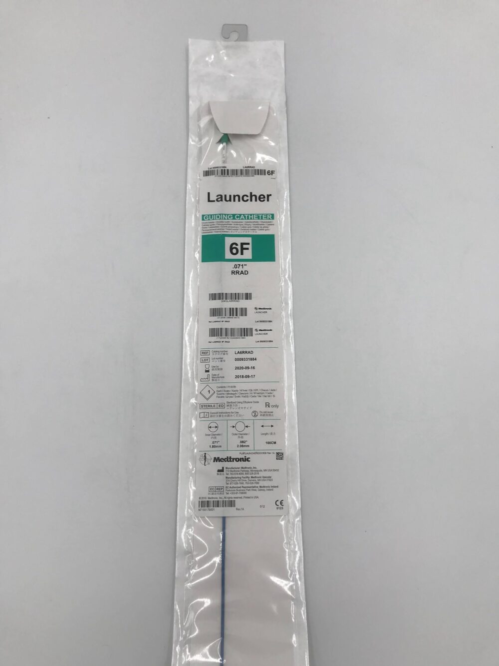 CATHETER LA6ERADL LA 6F 100CM ERDL
