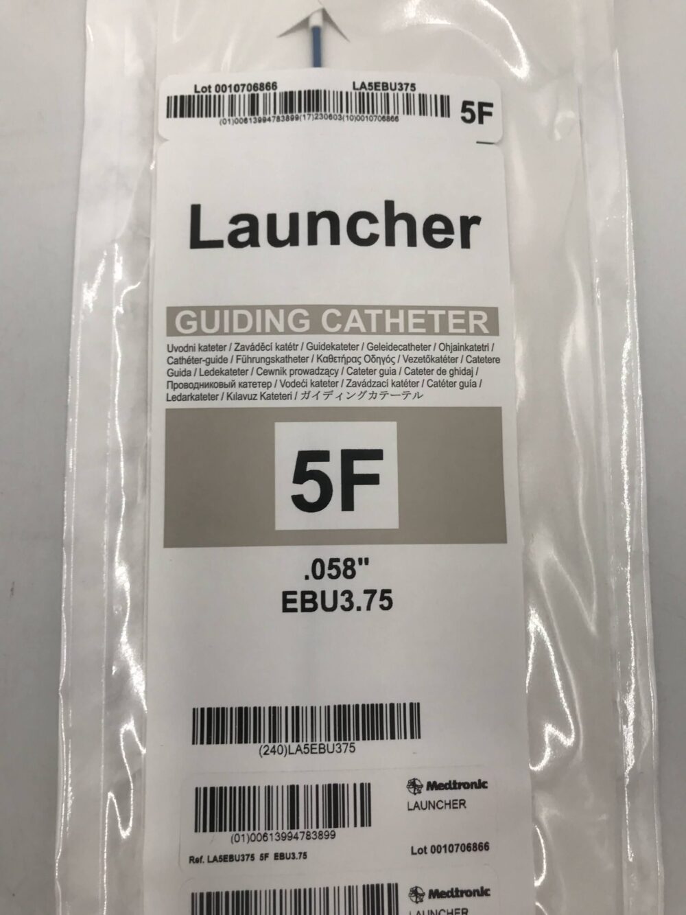 CATHETER LAUNCHER 5F 100CM JCR50