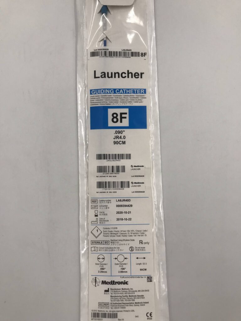 CATHETER LAUNCHER 8F 100CM AL25