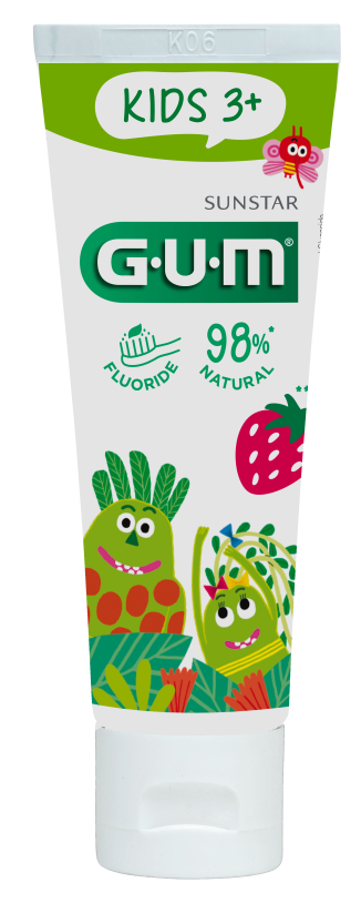 GUM Kids Zahngel 3+ Erdbeer Tb 50 ml