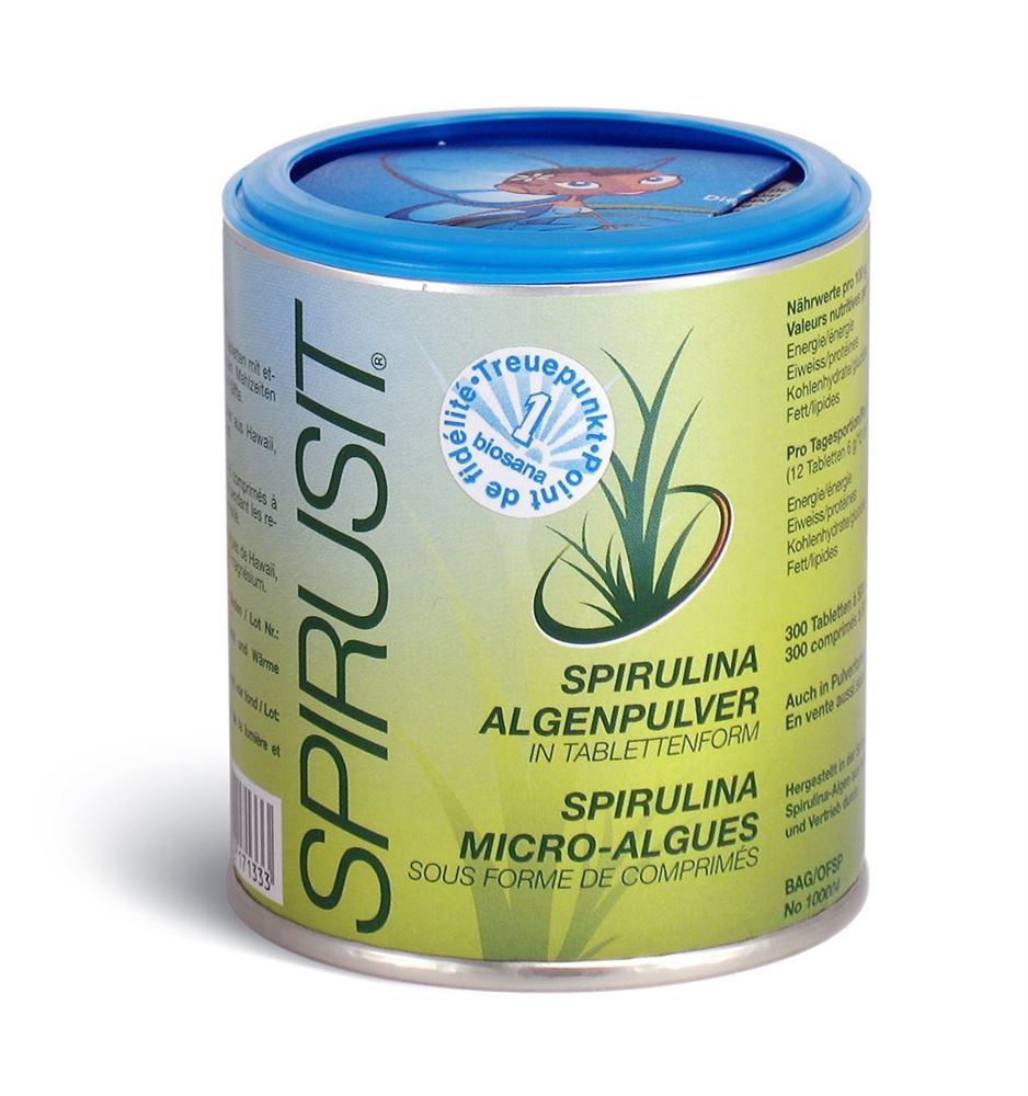SPIRUSIT Mikroalgen Tabl 500 mg Ds 300 Stk