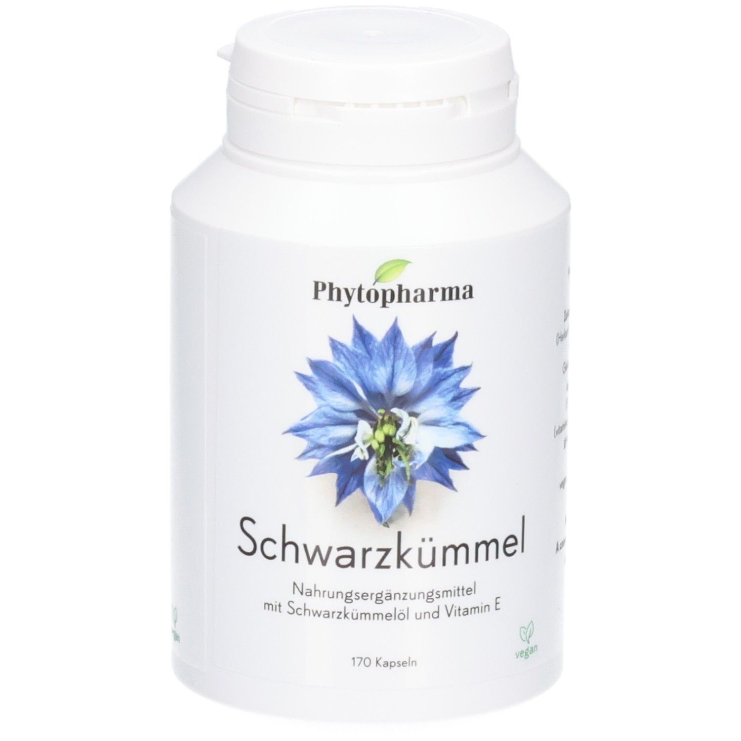 PHYTOPHARMA Schwarzkümmel Kaps Ds 170 Stk