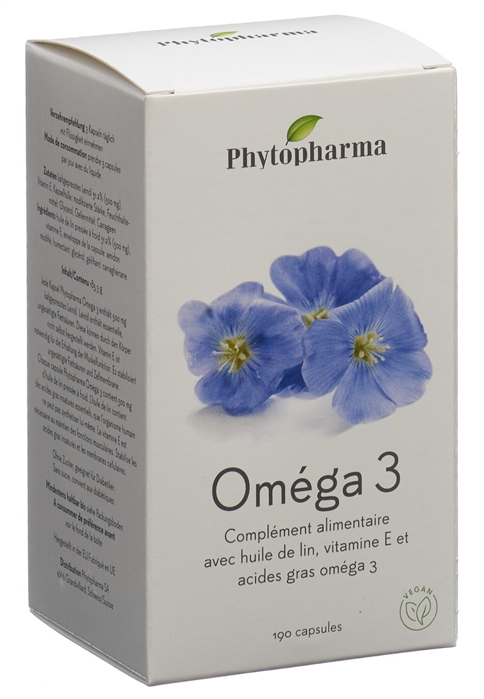 PHYTOPHARMA Omega 3 Kaps Ds 190 Stk