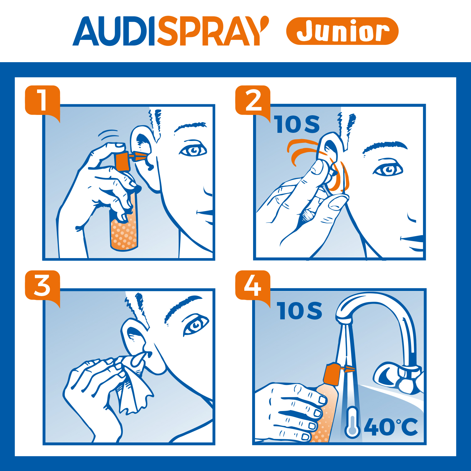 AUDISPRAY Junior Ohrenhygiene Spr 25 ml