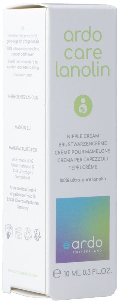 ARDO CARE LANOLIN Brustwarzencr D/F/I/NL/E 10 ml