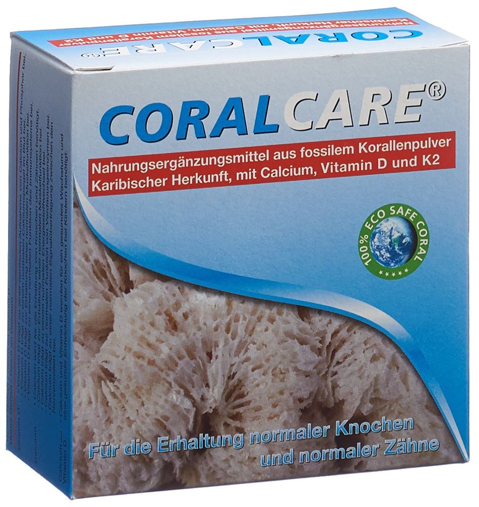 CORALCARE Coralcalcium 2000 mg VitD3 + K2 30 Stk